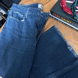 Paige Denim Leenah Ankle - Size 30 - Inseam 27 - Gracie Lou (dark) Wash